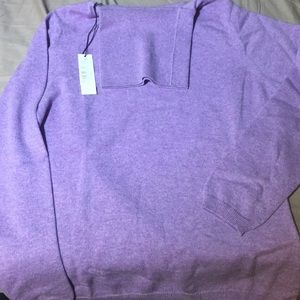 Designer cashmere sweater